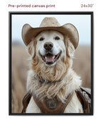Canvas Print 24x30 Framed Black