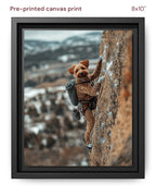 Canvas Print 8x10 Framed Black
