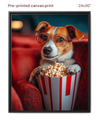 Canvas Print 24x30 Framed Black