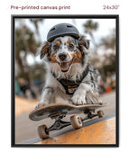 Canvas Print 24x30 Framed Black