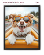 Canvas Print 16x20 Framed Black