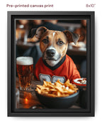 Canvas Print 8x10 Framed Black