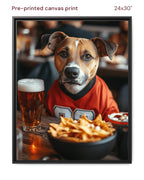 Canvas Print 24x30 Framed Black