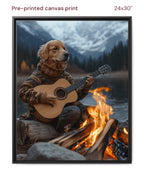 Canvas Print 24x30 Framed Black