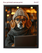 Canvas Print 16x20 Framed Black