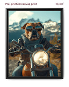 Canvas Print 16x20 Framed Black