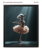 Canvas Print 16x20 Framed Black