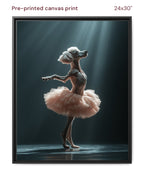 Canvas Print 24x30 Framed Black