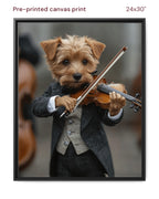 Canvas Print 24x30 Framed Black