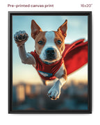 Canvas Print 16x20 Framed Black