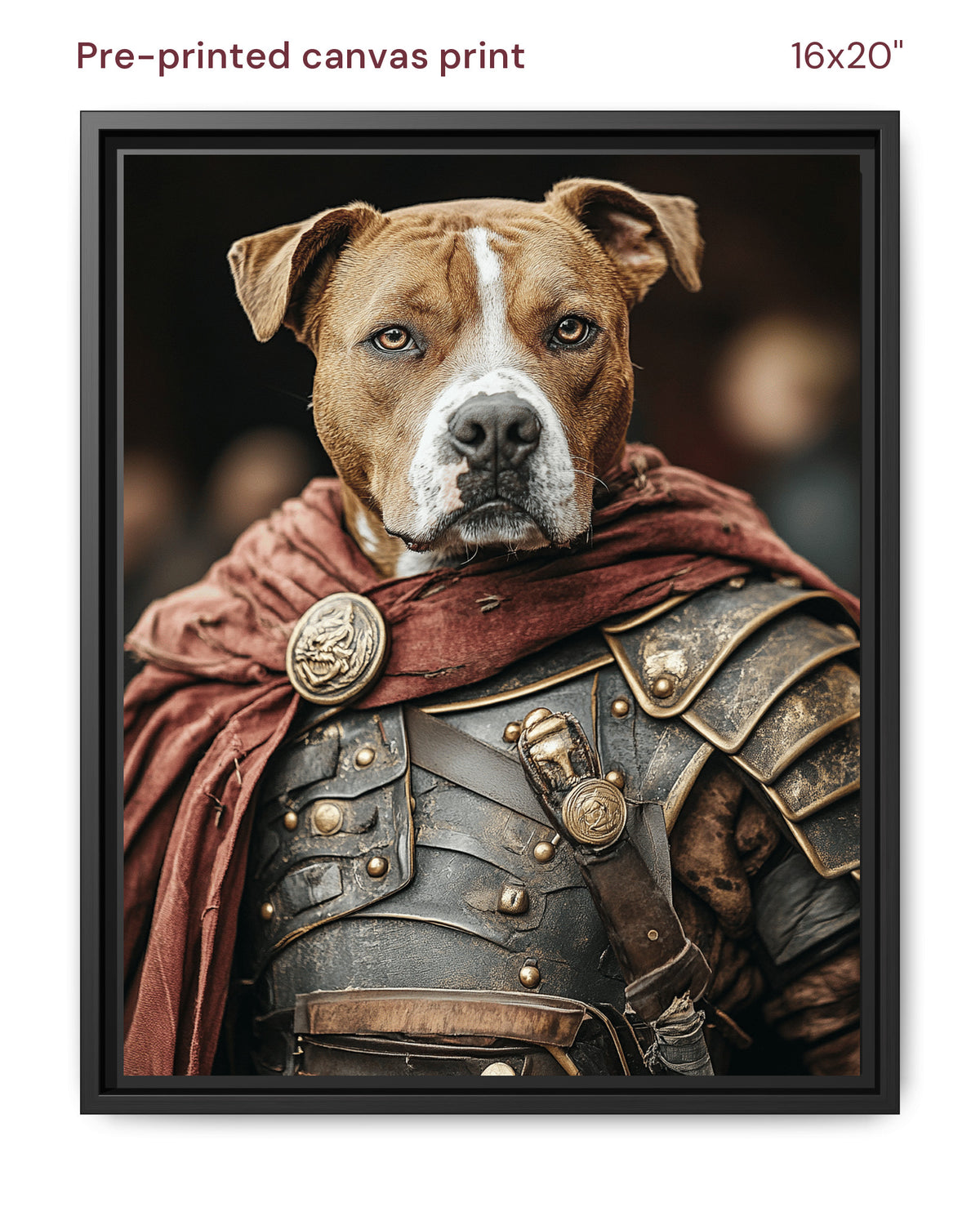 Canvas Print 16x20 Framed Black