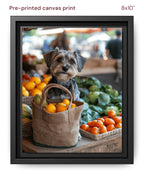Canvas Print 8x10 Framed Black