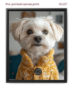 Canvas Print 16x20 Framed Black