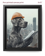 Canvas Print 8x10 Framed Black