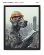 Canvas Print 16x20 Framed Black