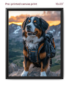 Canvas Print 16x20 Framed Black