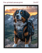 Canvas Print 24x30 Framed Black