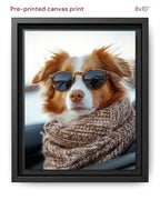 Canvas Print 8x10 Framed Black
