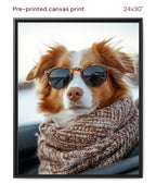 Canvas Print 24x30 Framed Black