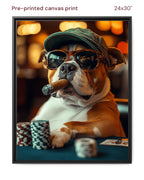 Canvas Print 24x30 Framed Black