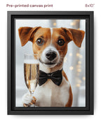 Canvas Print 8x10 Framed Black