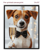 Canvas Print 24x30 Framed Black