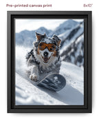 Canvas Print 8x10 Framed Black