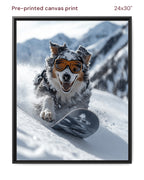 Canvas Print 24x30 Framed Black