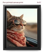 Canvas Print 8x10 Framed Black