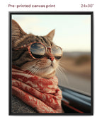 Canvas Print 24x30 Framed Black