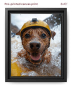Canvas Print 8x10 Framed Black