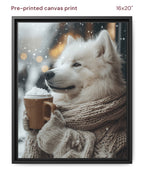 Canvas Print 16x20 Framed Black