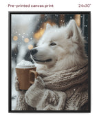 Canvas Print 24x30 Framed Black