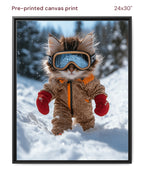 Canvas Print 24x30 Framed Black