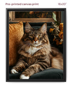 Canvas Print 16x20 Framed Black
