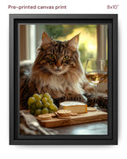 Canvas Print 8x10 Framed Black