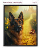 Canvas Print 24x30 Framed Black