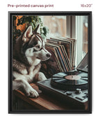 Canvas Print 16x20 Framed Black