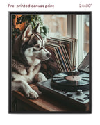 Canvas Print 24x30 Framed Black
