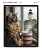 Canvas Print 16x20 Framed Black
