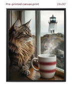 Canvas Print 24x30 Framed Black