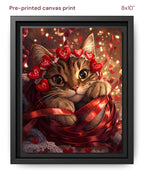 Canvas Print 8x10 Framed Black