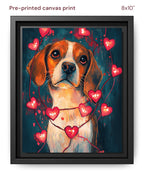 Canvas Print 8x10 Framed Black