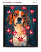 Canvas Print 16x20 Framed Black