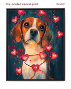 Canvas Print 24x30 Framed Black
