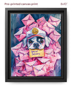 Canvas Print 8x10 Framed Black