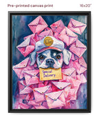 Canvas Print 16x20 Framed Black