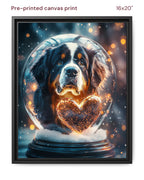 Canvas Print 16x20 Framed Black