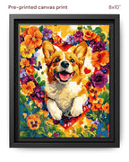 Canvas Print 8x10 Framed Black