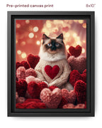 Canvas Print 8x10 Framed Black